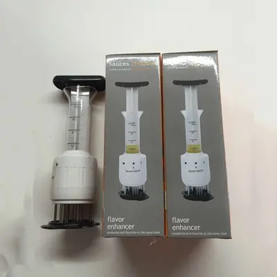 New Stainless Steel Meat Tenderizer Needle Barbecue Injector Marinade