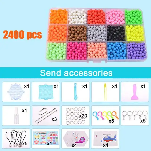 Colorful Magic Beads Pixels Educational Toy