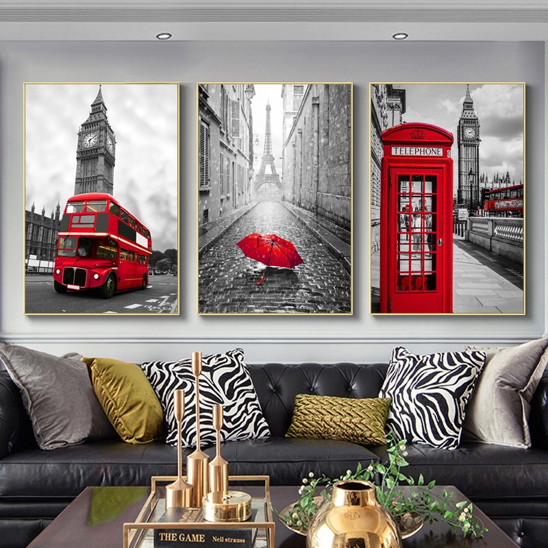 London Street Architectural Decoration Painting — foto 5