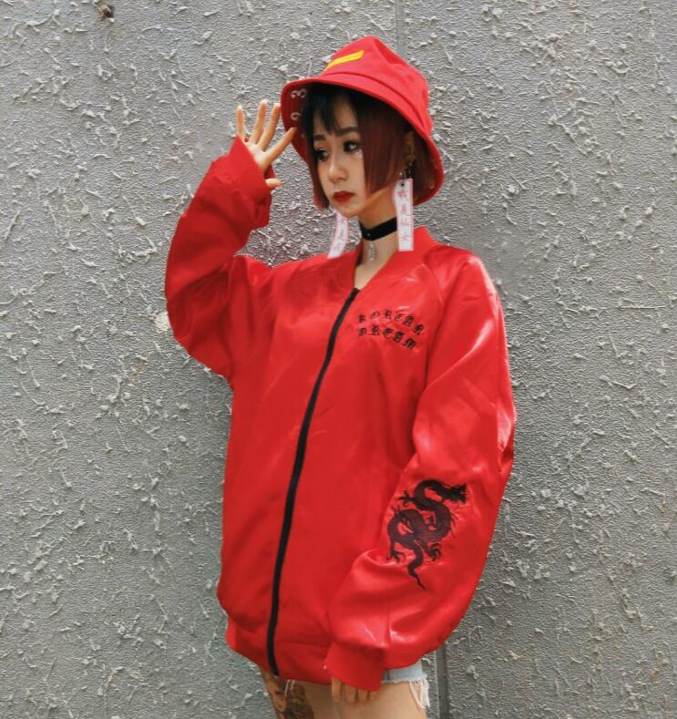 Autumn and winter new thin section Korea Yokosuka embroidery baseball uniform lovers cardigan long-sleeved jacket men and women models