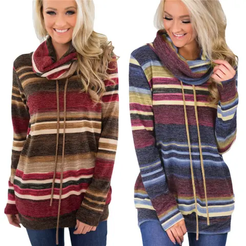 Women Hoodies Sweatshirts Casual Long Sleeve Pullover Hoodie Multi-color