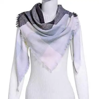 Esign Women Triangles Scarf Long Scarves Shawl Autumn Winter