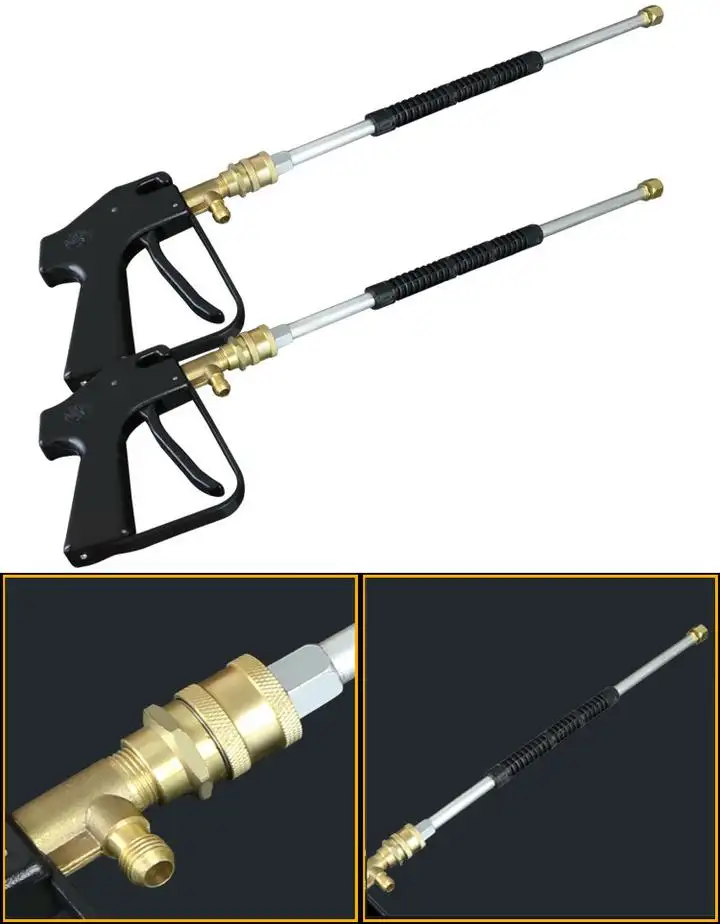 High Pressure Water Gun Copper Long Gun Head Car