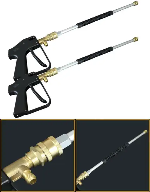 High Pressure Water Gun Copper Long Gun Head Car