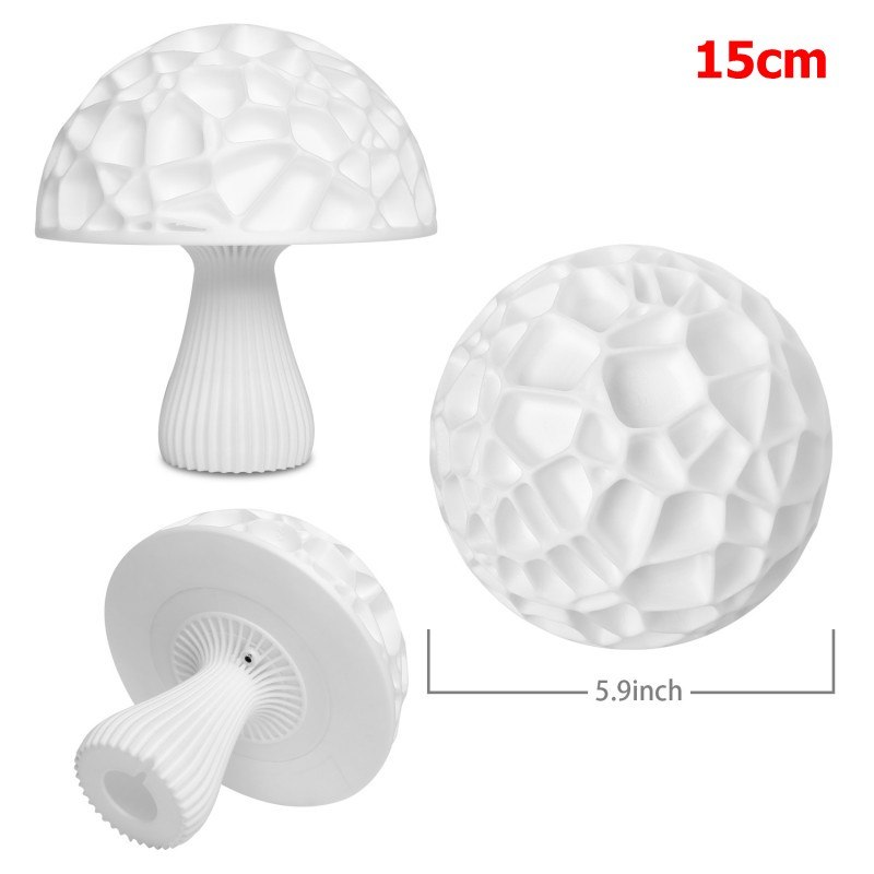 Rechargeable LED Mushroom Lamp, picture 2 of 3