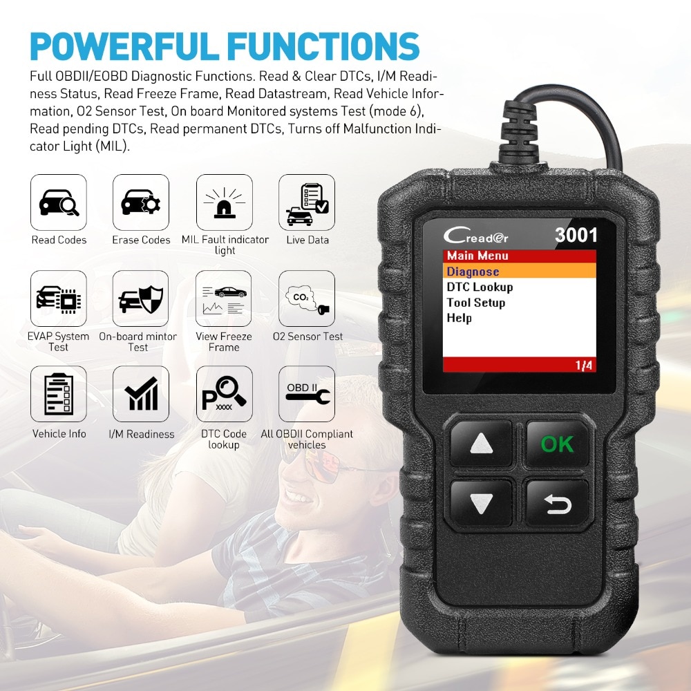 Code reader CR3001 X431 3001 Auto Scan tool — foto 3