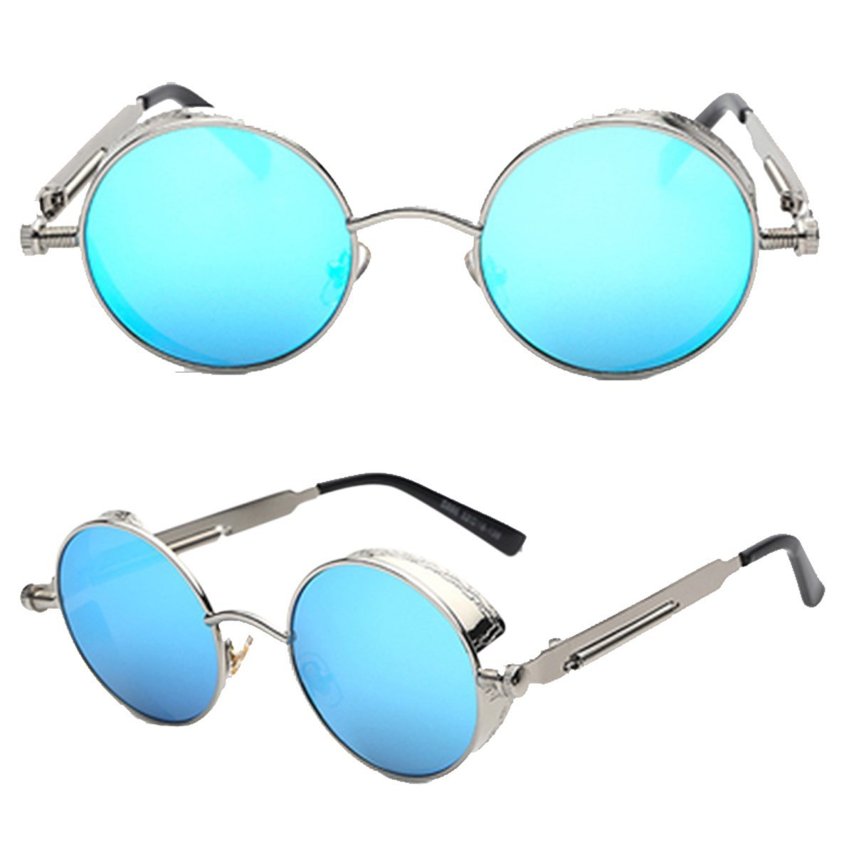 Austin Powers Vintage Round Metal Frame Sunglasses - Image 8