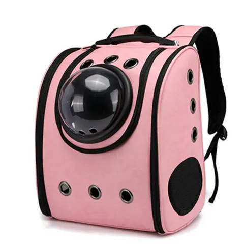 Leather Pet Carry Backpack Capsule