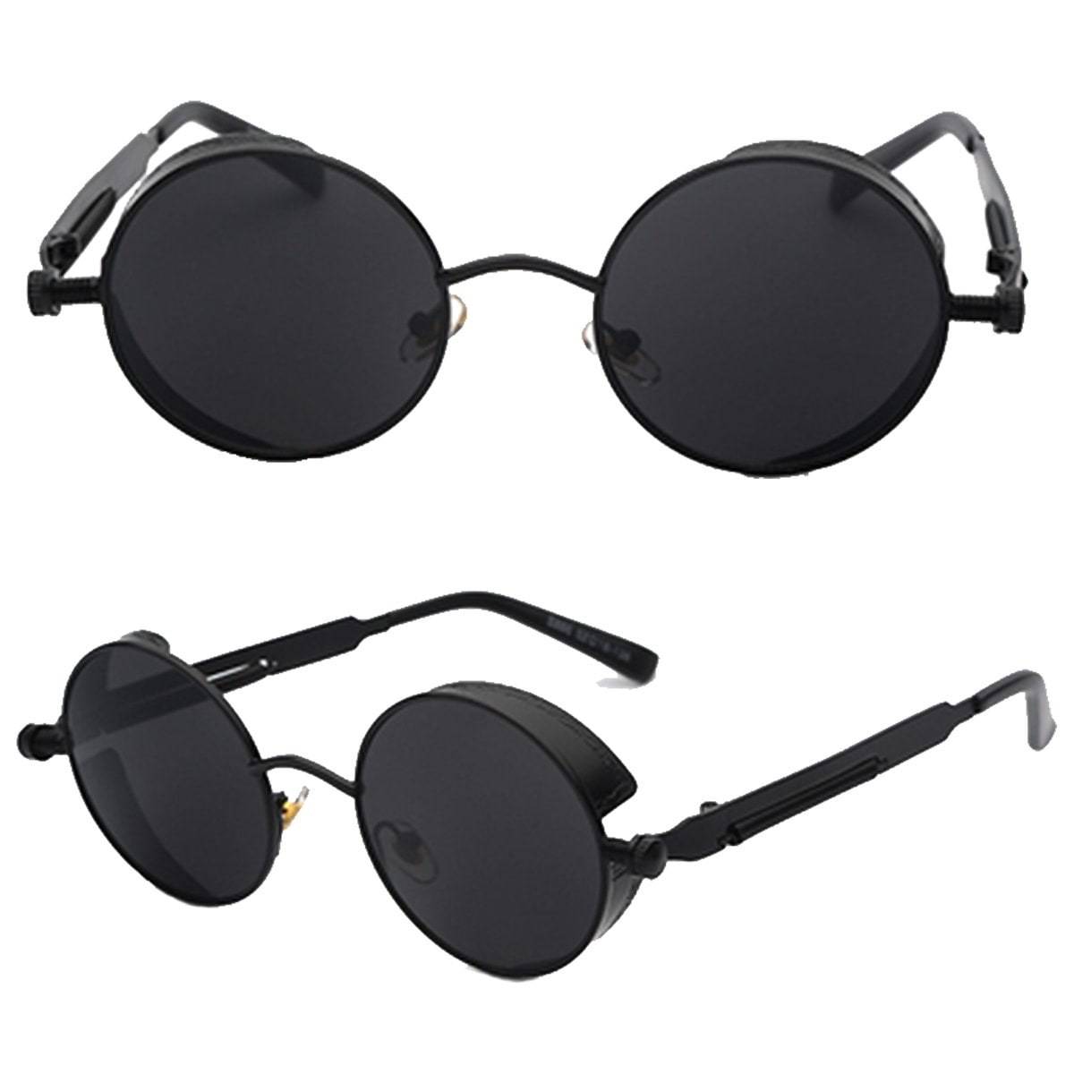 Austin Powers Vintage Round Metal Frame Sunglasses - Image 6