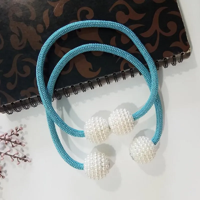 Magnetic Curtain Tiebacks Pearl Beads – image 6