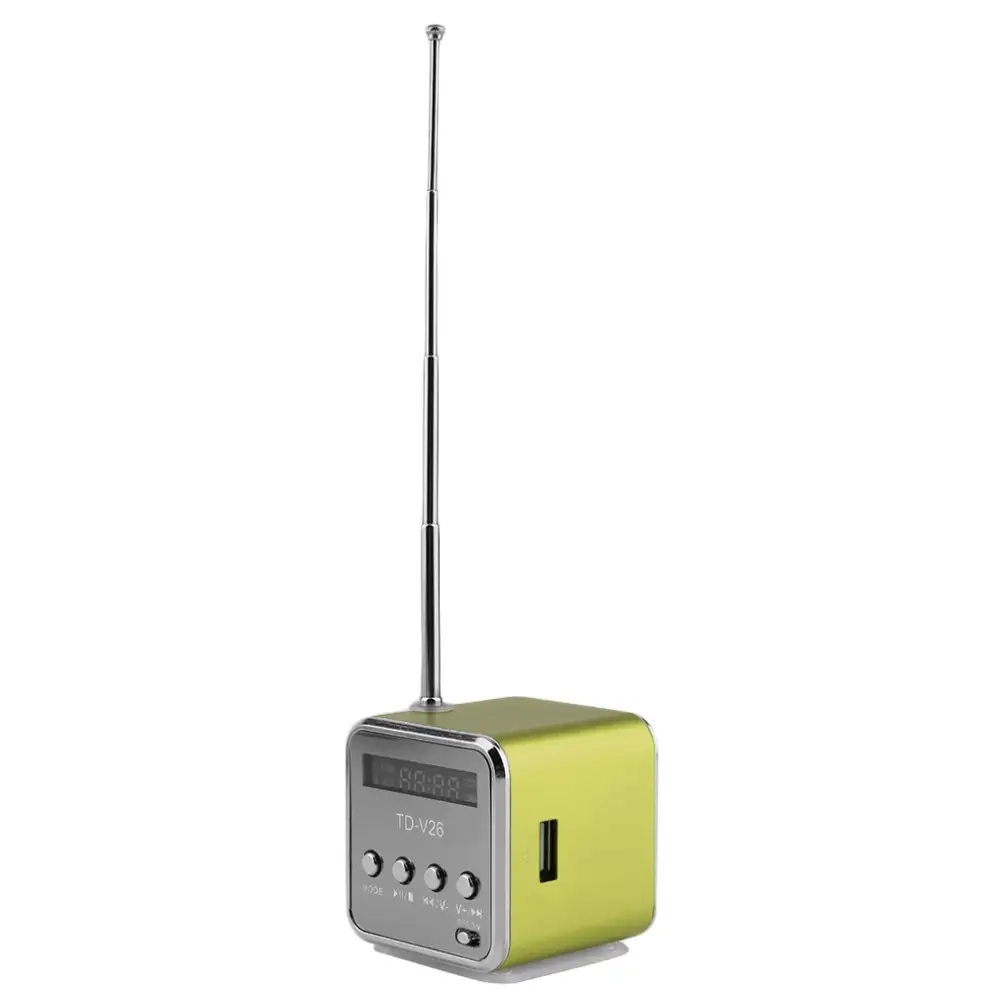 TD-V26 Portable Speaker Mini FM Radio Receiver