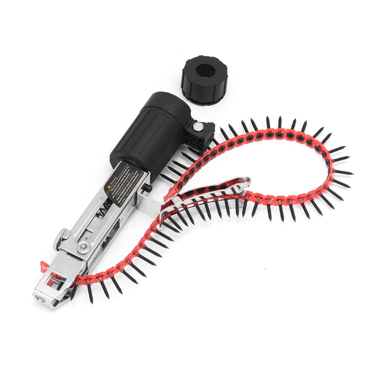 Automatic Chain Nail Gun Adapter Screw Gun for Electric Drill Woodworking Tool — foto 8