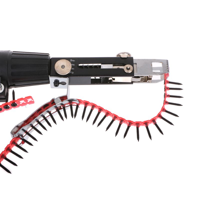 Automatic Chain Nail Gun Adapter Screw Gun for Electric Drill Woodworking Tool — foto 5