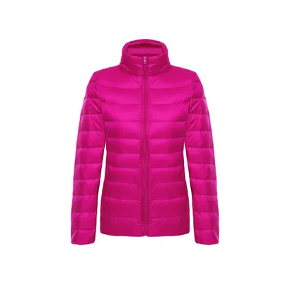 5XL 6XL Plus Size Winter Women Very Light Duck Down Coats Jackets Women Long Sleeve Slim Warm Coat Parka Female Autumn Outwear Rose - Shop at LoveMi