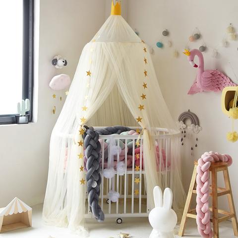 Children's Mosquito Net Baby Crown Army Mesh Bed Tent Tent   Star Ornaments 9