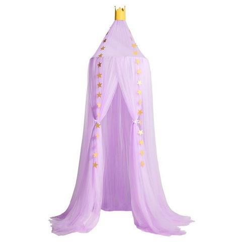 Children's Mosquito Net Baby Crown Army Mesh Bed Tent Tent   Star Ornaments 8