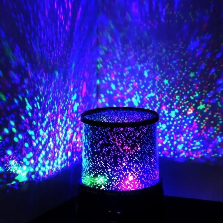 LED Night Light Projector Lamp Colorful Star