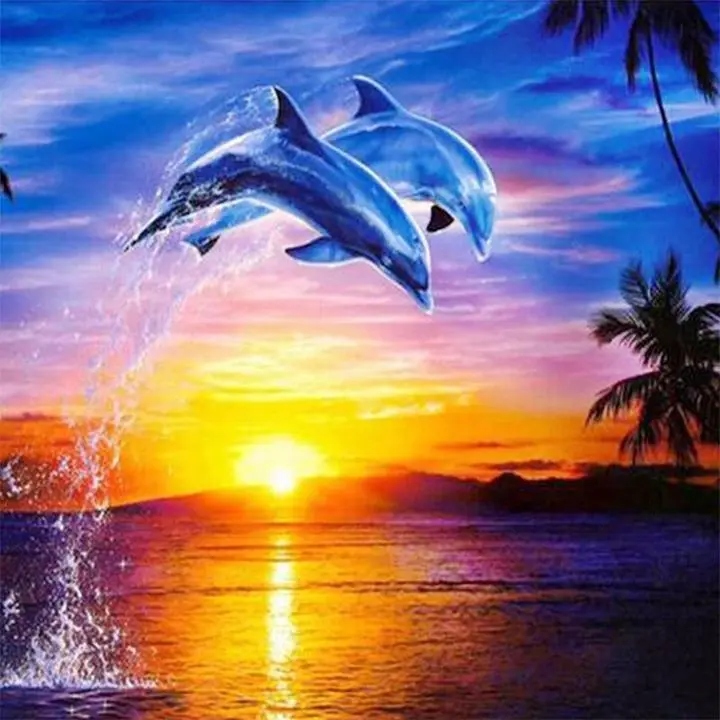 5D Cross Stitch Diamond Painting Pattern Home Decoration - 40X50Cm