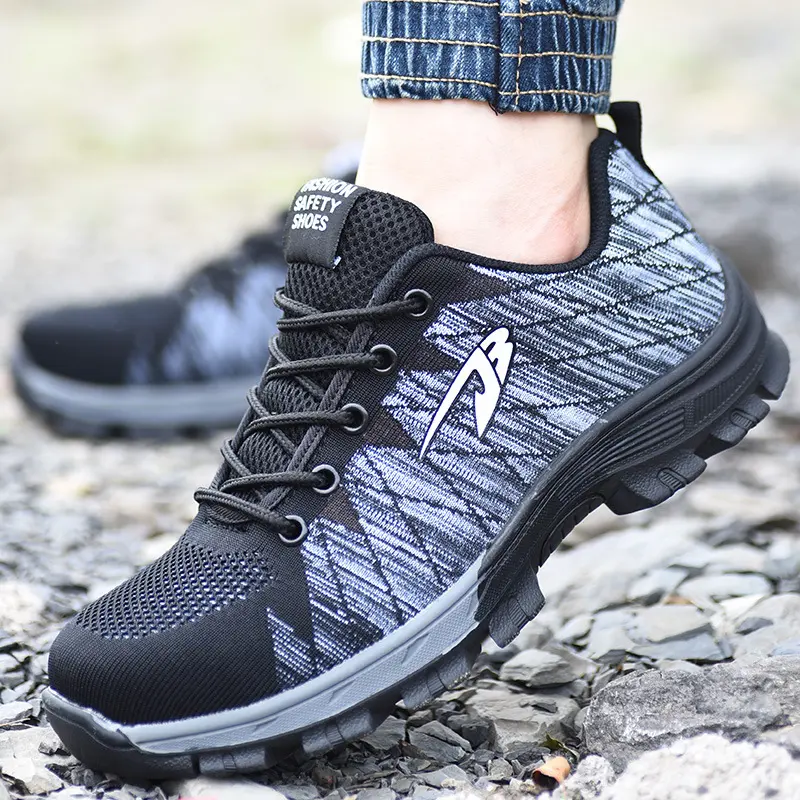 Breathable Labor Insurance Shoes Work Safety Hiking Protective