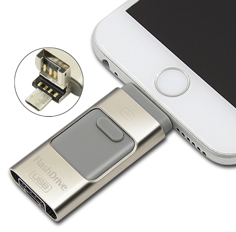 Three In One OTG USB Flash Disk For Computer And Mobile Phone 4