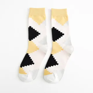 Japanese retro college wind color skateboarding personality stockings Korean version piled socks - Section 5-One Size