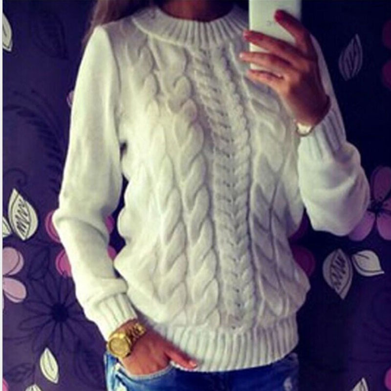 Twist pullover sweater