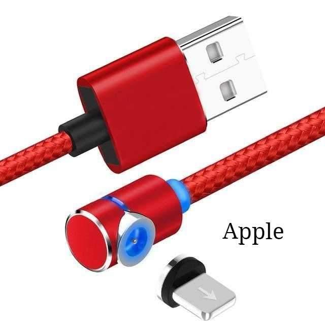 Магнитный кабель Светодиодный магнитный кабель для зарядного устройства USB-кабель и USB Type-C USB C