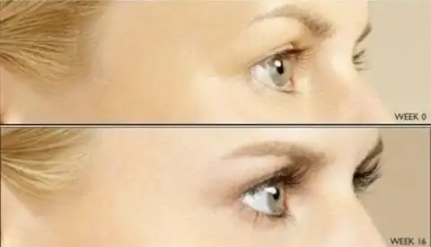 LANBENA Blue Eyes Eyelash Growth Liquid Waterproof Curling Long Thick Nourish Eyelash Eyebrows
