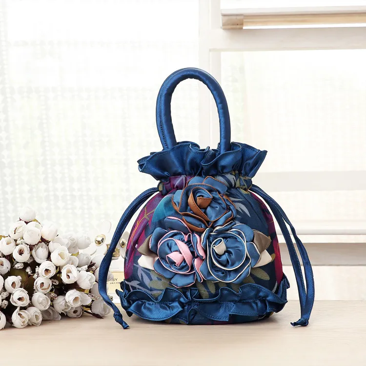 Cute Bucket Handbag - Blue
