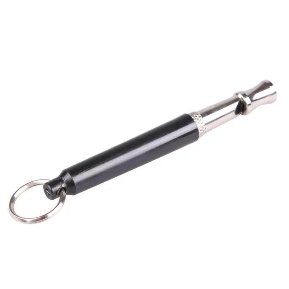 Pet Dog Cat Training Obedience Black Whistle