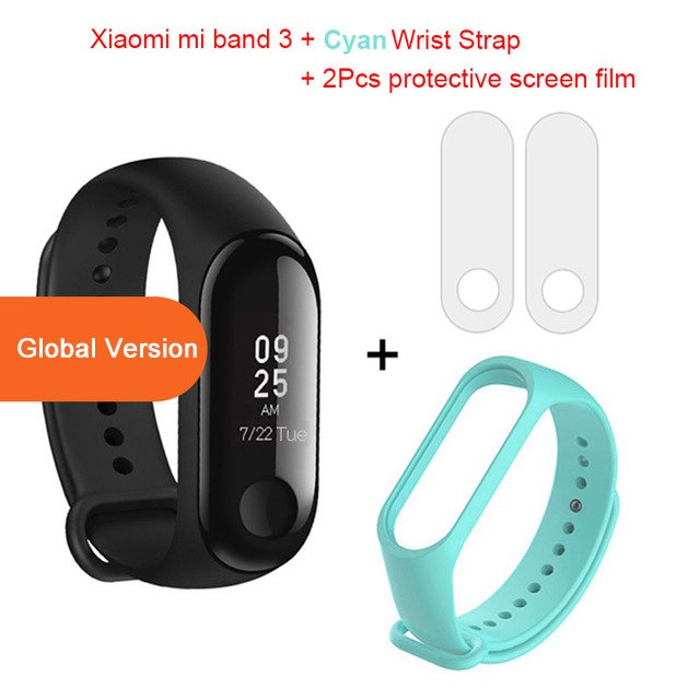 Add cyan wrist strap