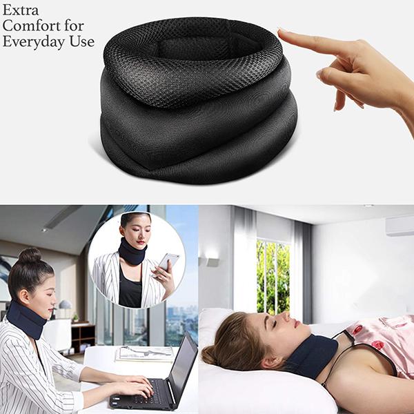 Cervical Spine Heat Neck Belt Household Light Thermal Protection Cervical Collar Hot Stone Magnet Neck Support