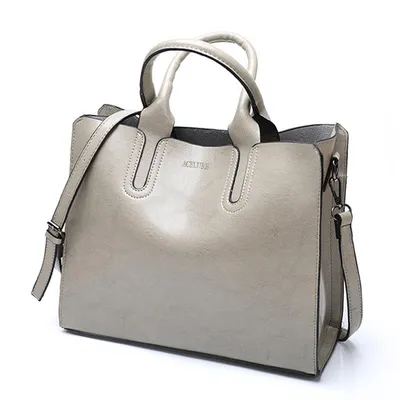 Sofia Spanish Trunk Tote - Gray