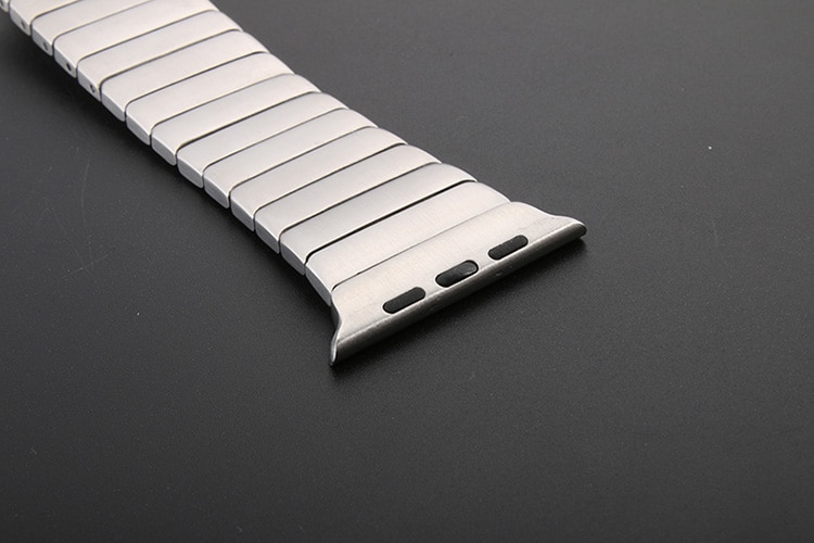 Compatible with Apple, Luxury Stainless Steel link bracelet band for watch Series 1 2 band iwatch stainless steel strap 42mm with adapters