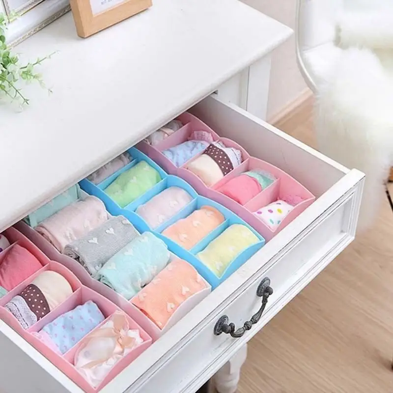 5 Grid underwear panties socks storage box