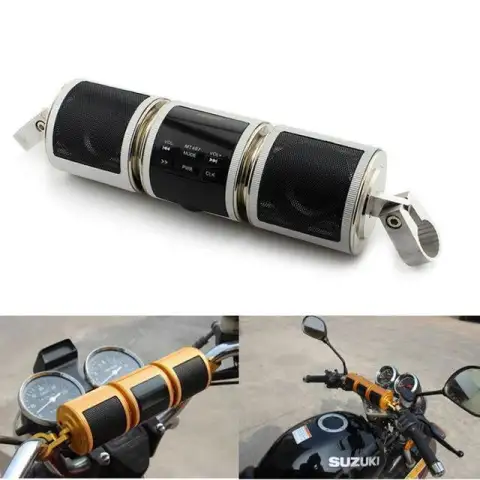 Motorcycle Bluetooth Music Player MP3 Stereo Speaker FM Radio