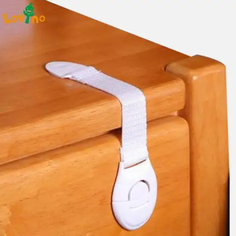 Cloth Belt Multifunctional Lock Anti-Pinching Baby Protection Refrigerator