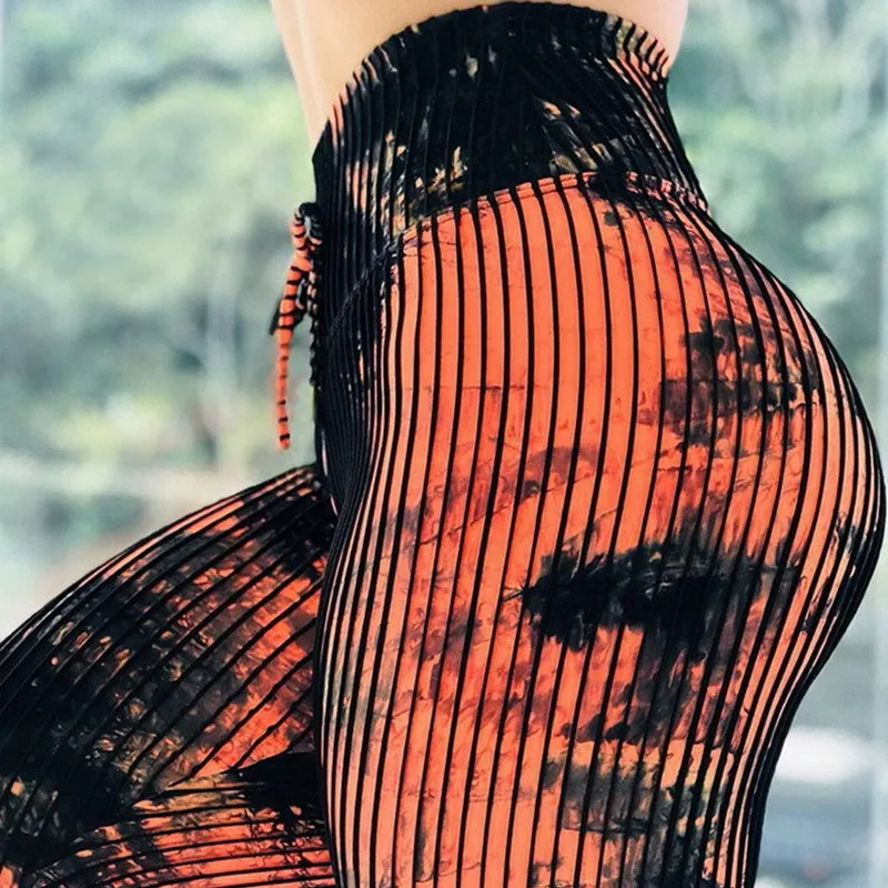 Printing Leggings - Orange