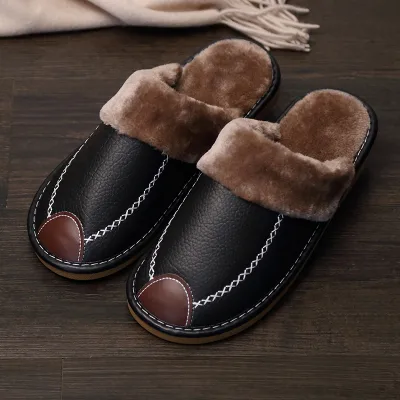 Couple Cotton Slippers Winter Home Men and Women Autumn