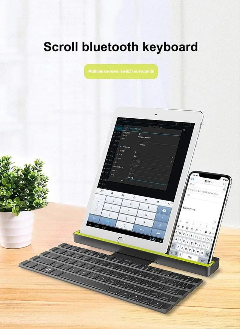 Flexible Roll Folding Bluetooth Keyboard – image 4