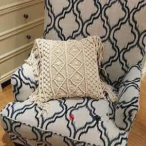 Bohemian Hand woven Macrame Cotton Cushion Cover - Shop at LoveMi