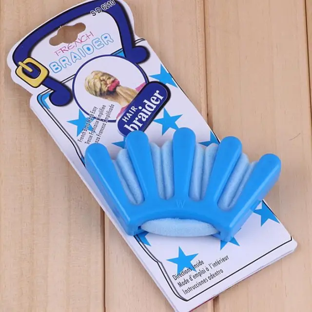 Accessories French 9inch 8cm Braider Braid Hair 1 4 6cm Blue Style 6inch Holder Home 1 Tool Braided Red Hair DIY 0 Blue - Shop at LoveMi