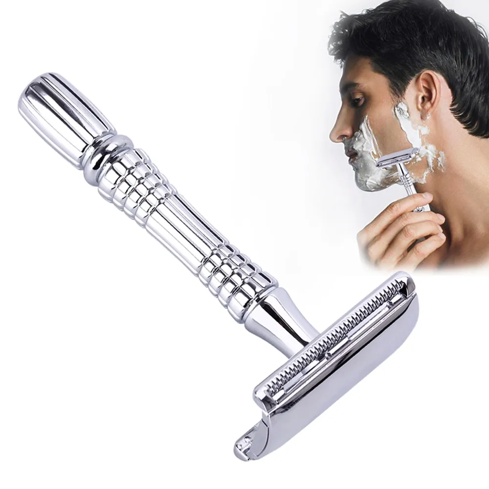 Safety Double Edge Razor For Men Shaving Set Knife Barber Straight Razor Men's Shaving Razor Blades Shaving Machine – image 2