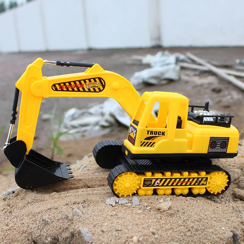 Children's remote control car excavator two-channel wireless remote control excavation