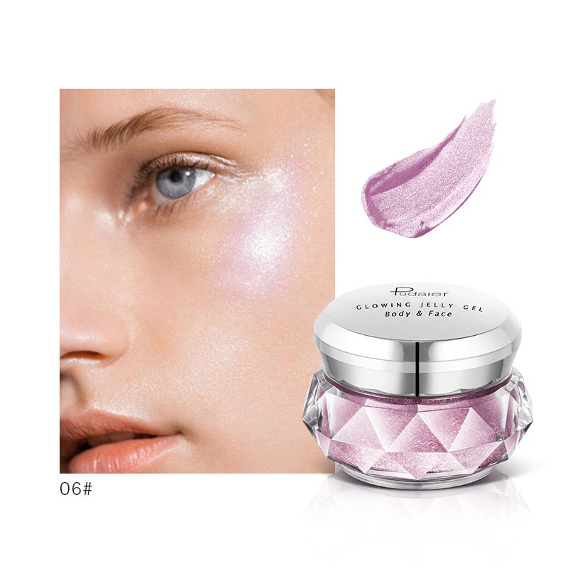 Face Highlighter Eyeshadow Glow Body Makeup Illuminator Gold liquid Bronzer - Picture 9 of 11