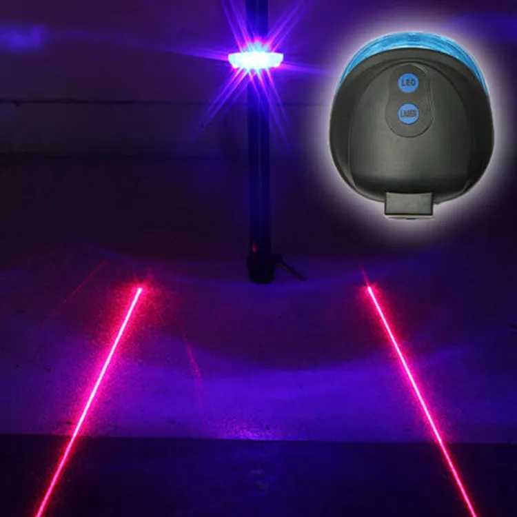 Bicycle Tail Light 5LED 2Laser – image 2