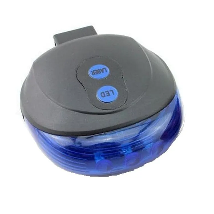 Bicycle Tail Light 5LED 2Laser