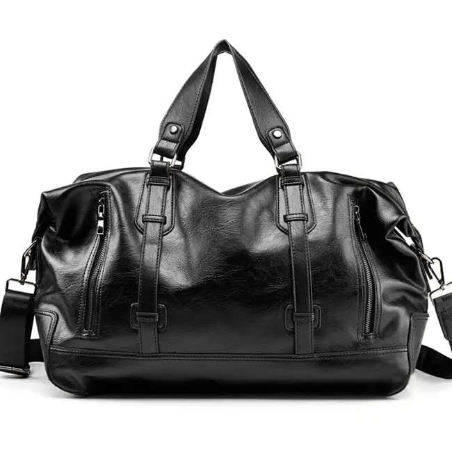 Large-capacity Business Handbag Leather Travel Bag Gym Bag Fashion