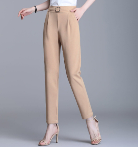 Title 4, Dames High Waist Pencil Broek, Slanke Pasvorm, ...