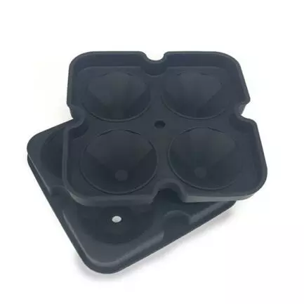 Hot sales silicone 4-hole diamond shape ice tray